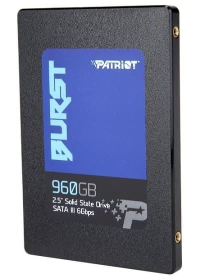 Patriot Burst 960GB SSD SATA Δίσκος 103,90€ από e-shop.gr