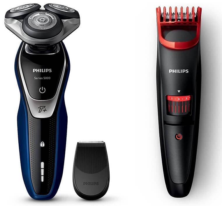 Ξυριστική Philips S5572/06 + Κουρευτική Philips BT405/16 με 81,27€ @ amazon.it