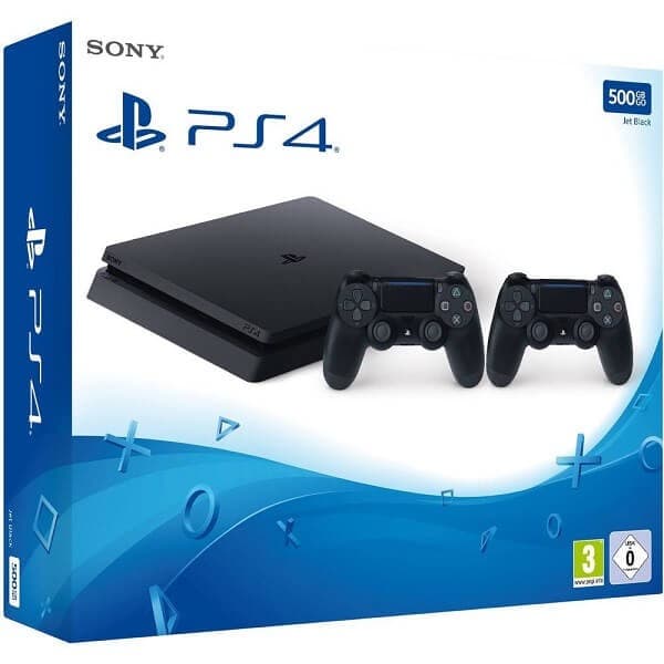 PlayStation 4 Slim 500GB + 2o DualShock Controller 248€ / 1TB + 2o DualShock 276€ @ amazon.de