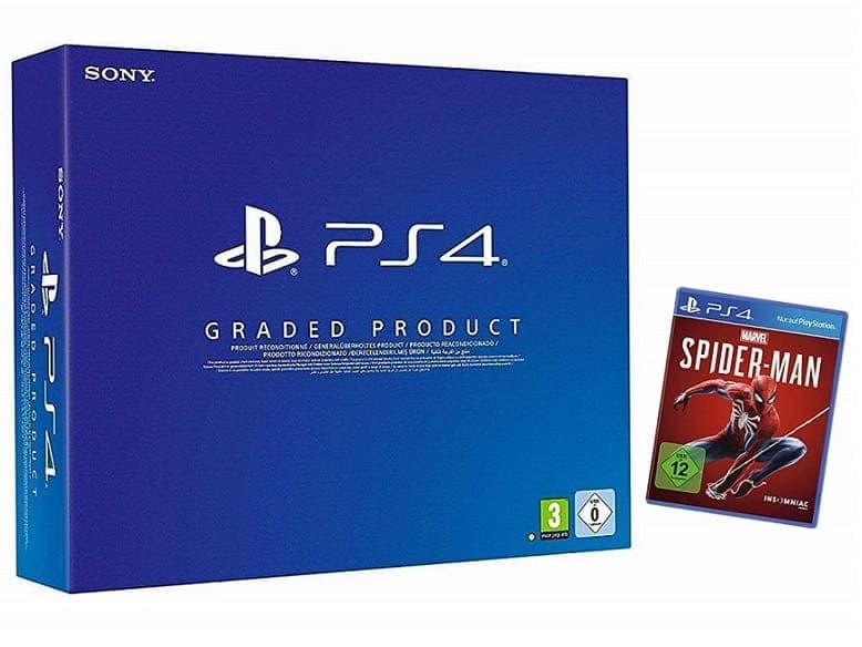 [Ανακατασκευασμένο] PlayStation 4 E Chassis 500GB + Marvel’s Spider-Man 223.10€ -- [Amazon]