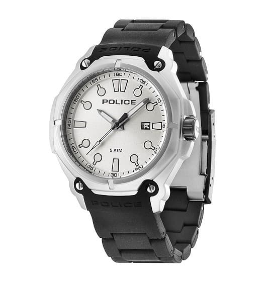 Police Men's PL.93935AEU/04A Quartz Watch Silicone Strap 37€ @ amazon.co.uk