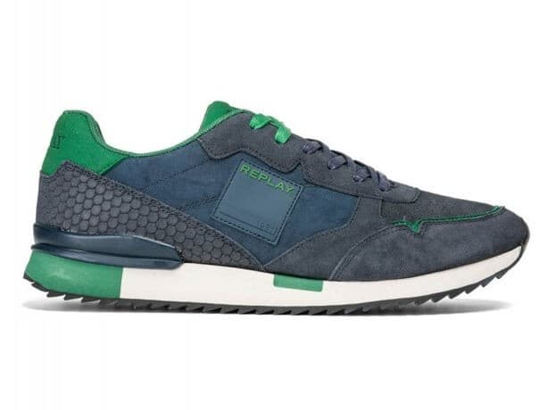 Ανδρικό suede navy αθλητικά Replay 63€ @ Koolfly