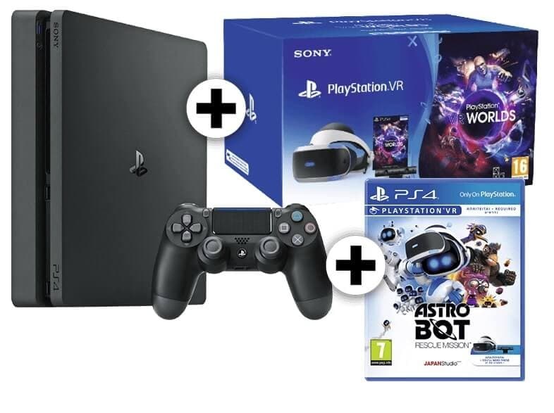 SONY PS4 500GB + PlayStation VR Worlds Bundle + Astro Bot 349€ - Media Markt / Γερμανός / Public