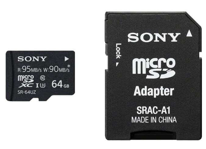 Κάρτα μνήμης Sony microSDXC 64GB Class 10 UHS-I U3 59,90€ - Media Markt