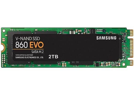 Samsung 860 Evo M.2 2TB SDD 184€ από Amazon Ισπανίας