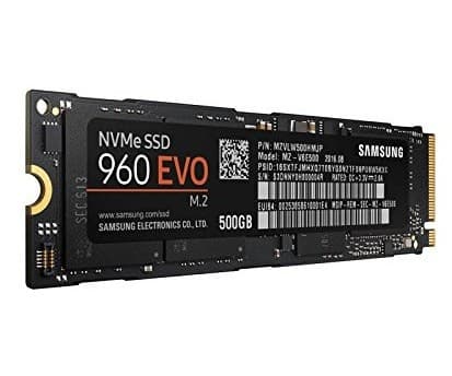 Samsung 960 Evo NVMe M.2 500GB 201€ @ amazon.de