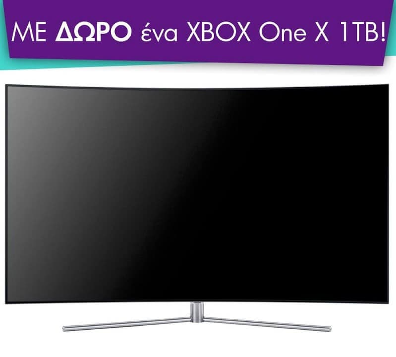 Samsung QE65Q7C QLED TV  65" 4Κ Curved + XBOX One 1TB 2.799€ στο Πλαίσιο