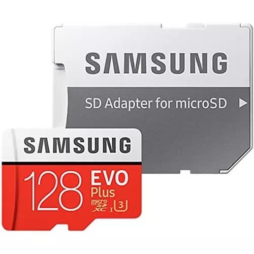Samsung Evo Plus 128GB Micro SDXC Card UHS-I U3 34€ @ mymemory.co.uk