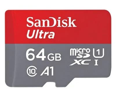 64GB SanDisk A1 Ultra Micro SDXC UHS-1 Professional Memory Card