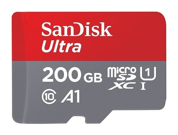 SanDisk Ultra 200GB microSDXC + SD Adapter U1 A1 68€ @ amazon.co.uk