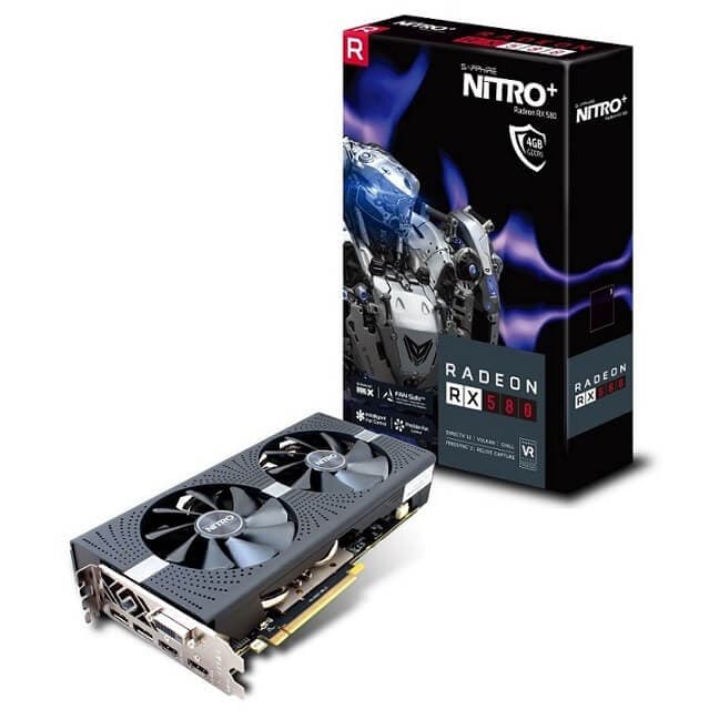 Sapphire Radeon RX 580 Nitro+ 4GB // 8GB με 206€ // 237€ @ amazon.de