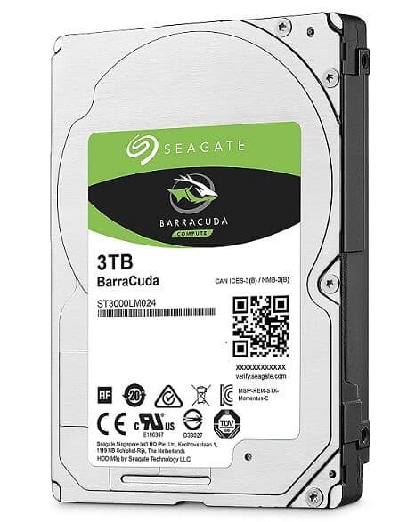 Seagate BarraCuda 3 TB 2.5" 104€ @ amazon.co.uk
