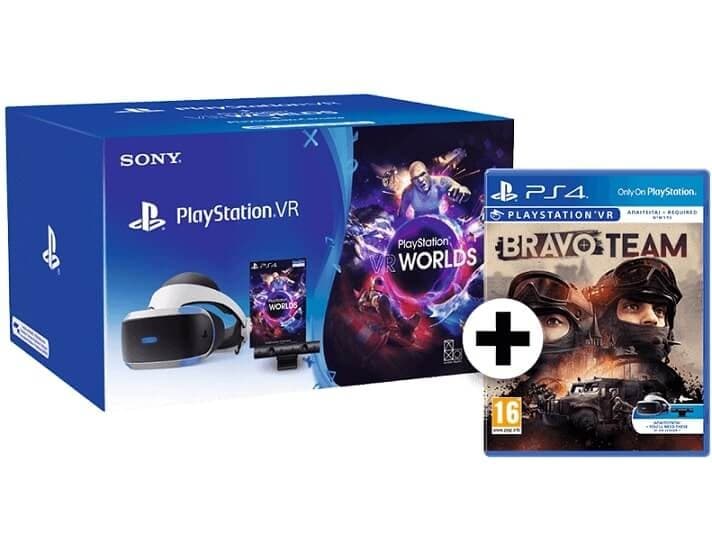 Sony PlayStation VR Headset + Camera V2 + VR Worlds + 2ο παιχνίδι VR 259€ - Media Markt