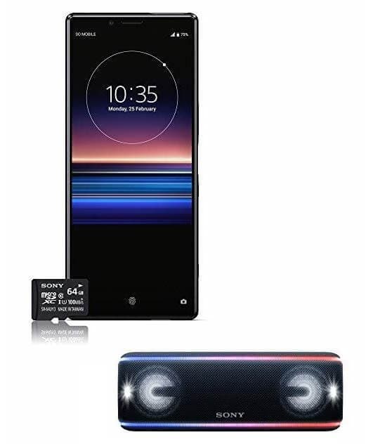 Sony Xperia 1 (6.5" 4K HDR OLED 21:9, SD 855, 6GB, 128GB) + Ηχείο Sony SRS-XB41 793,45€ - Amazon ES