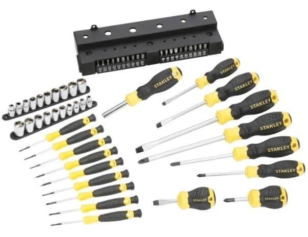 Σετ 57τμχ. Κατσαβίδια + Μύτες Stanley STHT0-62143  19,90€ από e-shop.gr