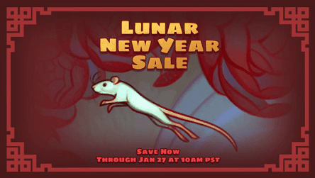 Steam Lunar New Year sale - Εκπτώσεις σε πολλούς τίτλους παιχνιδιών έως 90%