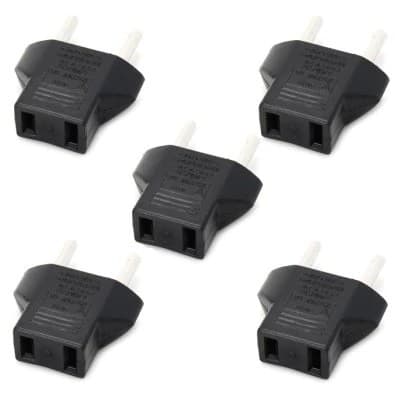 US to EU Plug Socket Power Αντάπτορας - 5τμχ 0,84€ στο Gearbest