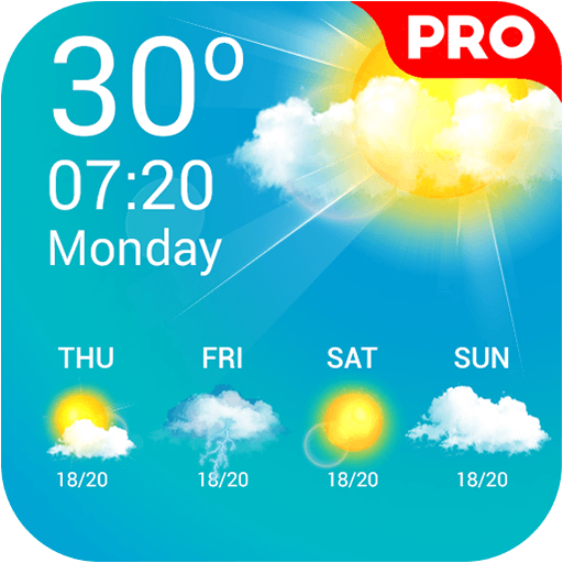 **Δωρεάν** η εφαρμογή καιρού για android "Weather Live Pro" (Play Store). [Από 45.99€]