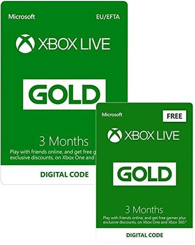Xbox Live Gold Συνδρομή 3+3 μηνών 17,40€ @ amazon.co.uk