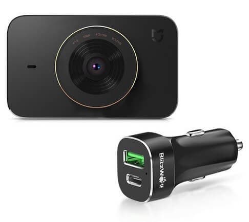 Xiaomi MiJia Car DVR [κινέζικο menu] + δώρο φορτιστής BlitzWolf BW-C7 QC 2.0 με 35,57€ στο Banggood