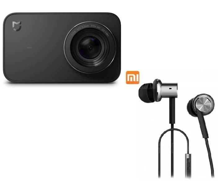 Xiaomi Mijia Camera Mini 4K/30fps + Xiaomi Mi IV Hybrid 86,10€ τελική από Gearbest
