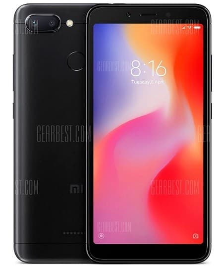 Xiaomi Redmi 6 3GB 32GB Global 96,94€ στο Gearbest