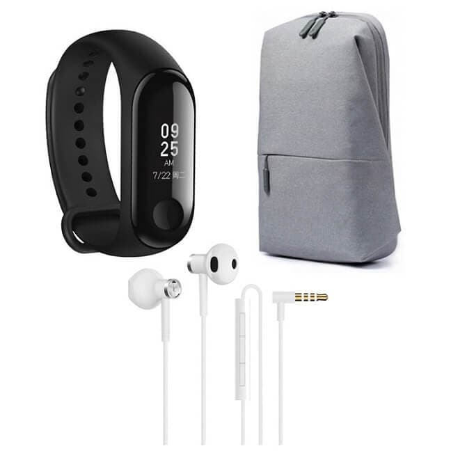 Xiaomi Mi City Sling Bag + Mi Band 3 + Mi Dual Driver Earphones 49,90€ - Mi Store