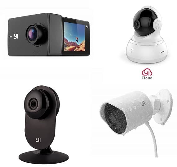 Προσφορές σε κάμερες ασφαλείας, DashCam και Action Cam Yi από το amazon.co.uk & .de (π.χ. Yi Home 720p με 26€)