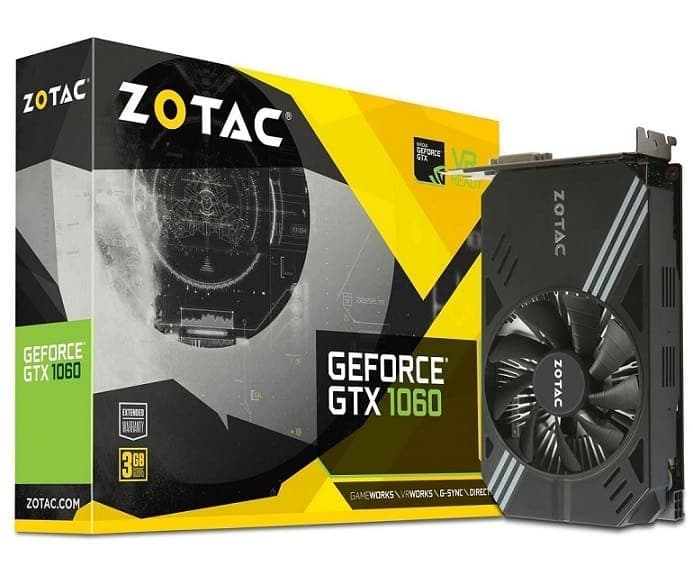 Zotac GeForce GTX1060 3GB 195€ @ amazon.de
