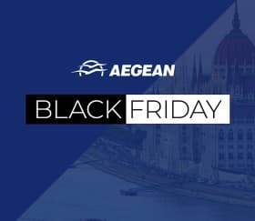 Προσφορές Black Friday από Aegean Airlines (9 προορισμοί εξωτερικού με έκπτωση 40% κ.ά.)