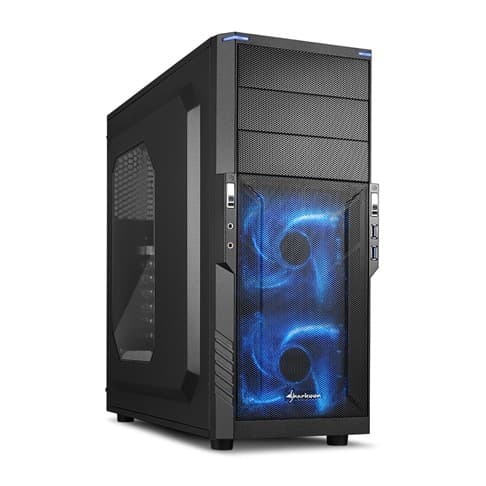 Sharkoon T3-W blue Midi Tower