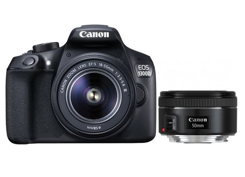 Canon EOS 1300D Kit 18-55mm III &amp; Canon Φακό 50mm STM EGP 399€ στα Public