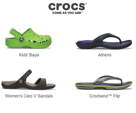 2 ζευγάρια Crocs με 40€