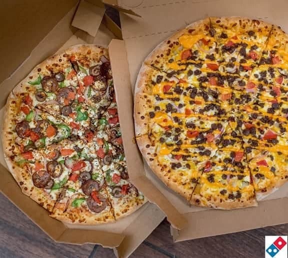 1+1 πίτσα δώρο στη Domino's