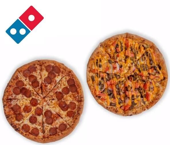 2 Μεσαίες / Μεγάλες πίτσες 9.95€ / 12.95€ @Domino's