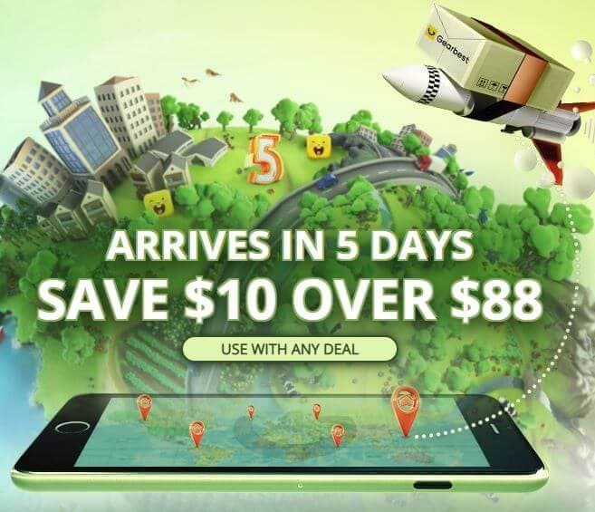 Έκπτωση -8,90€ για αγορές από 78,32€ στο Gearbest EU