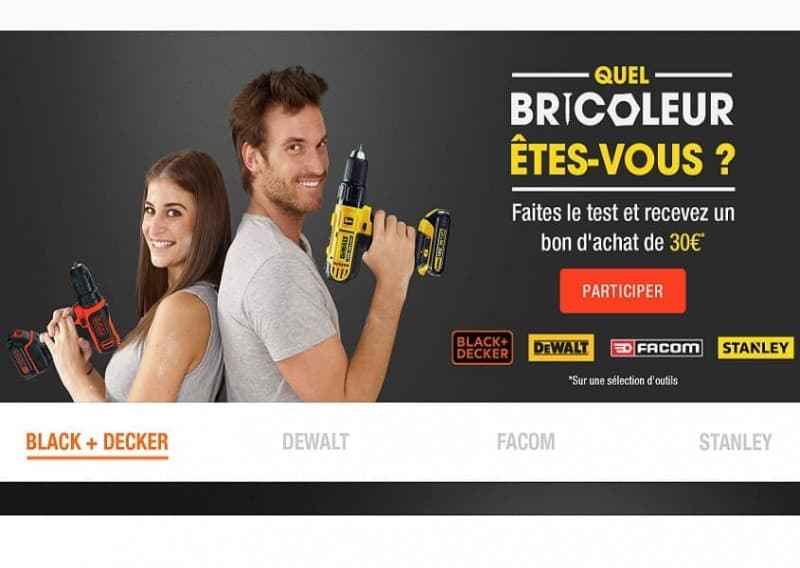 Έκπτωση 30€ σε επιλεγμένα εργαλεία B&D, Stanley, Facom και DeWalt @ amazon.fr