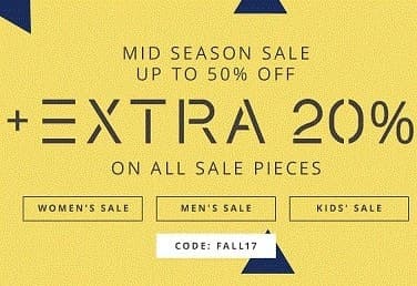 Extra -20% στα Sale προϊόντα στην Esprit