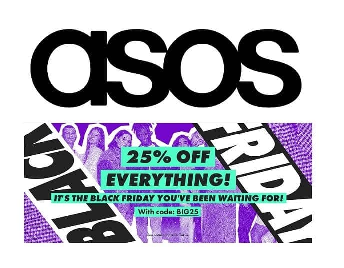Extra έκπτωση 25% σε όλα στο ASOS