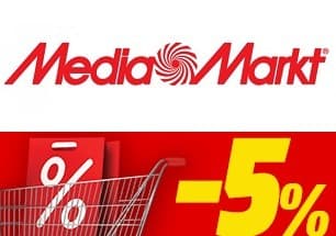 Extra έκπτωση 5% σε όλα τα προϊόντα στα Media Markt (εξαιρούνται κινητά και laptops)