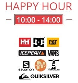 Extra-30% σε επιλεγμένα brands μέχρι τις 14:00 στο factoryoutlet.gr