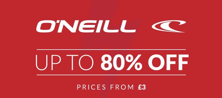 flash sale έως 80% στα O'Neill έως 18/01