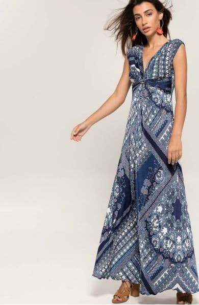 Αμάνικο εμπριμέ φόρεμα σε 3 χρώματα 36€ @mindyourstyle.gr