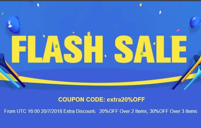 Extra -20% για αγορά 2 επιλεγμένων προϊόντων και -30% για αγορά 3 στο Gearbest