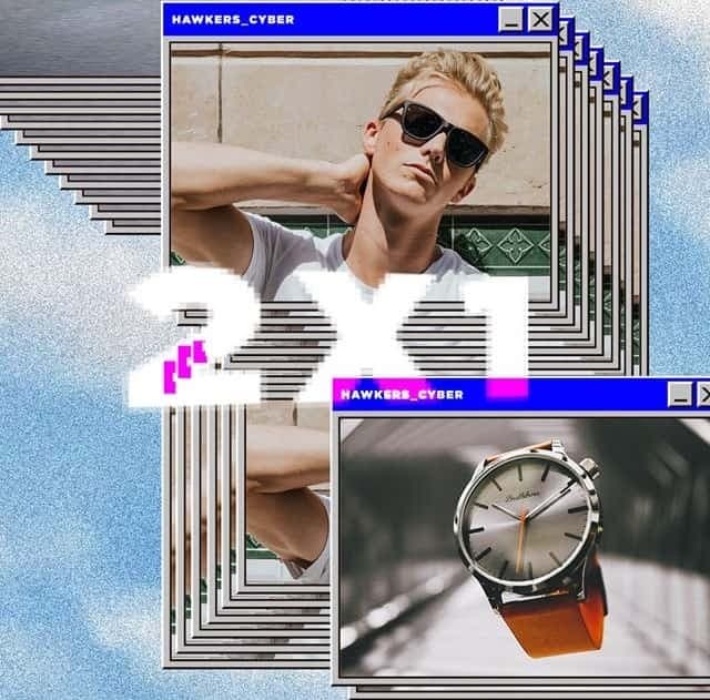 1 + 1 δώρο για όλα τα προϊόντα στη σελίδα των Hawkers