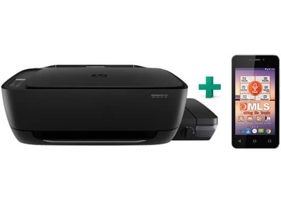 HP Deskjet GT 5820 All-in-One - Πολυμηχάνημα + MLS Status 4G Dual Sim 215€ στα Public
