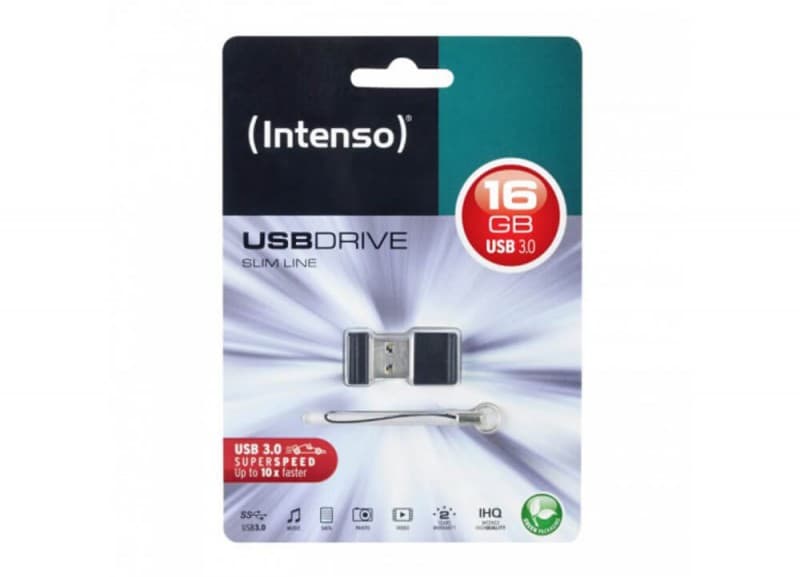 Intenso Slim Line 16GB 3.0 Usb stick 6,90€ στην Cosmodata