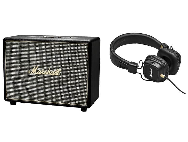 Ηχείο Marshall Stanmore + Ακουστικά Major II ή Πικάπ Ion Compact LP 199€ από Γερμανό