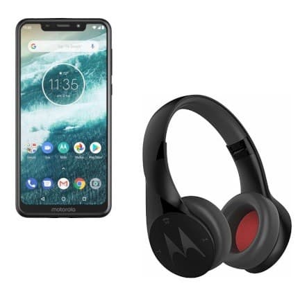 Κινητό Motorola One Dual 64GB + Ακουστικά Motorola Pulse 159€ - Public