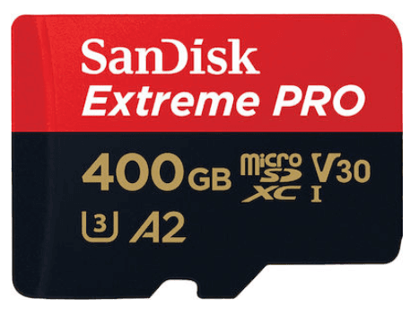 SanDisk Extreme Pro 400 GB microSDXC Memory Card